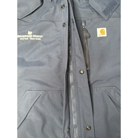 Carhartt Storm Defender Shoreline Heavyweight Jacket Navy Work Wear Size 2XL New